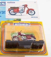 Motorcycle Jawa-250 typ 353 red 1:24 Our Motorcycles Modimio Collections #13