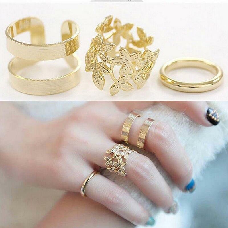 Красивые модные кольца из золота