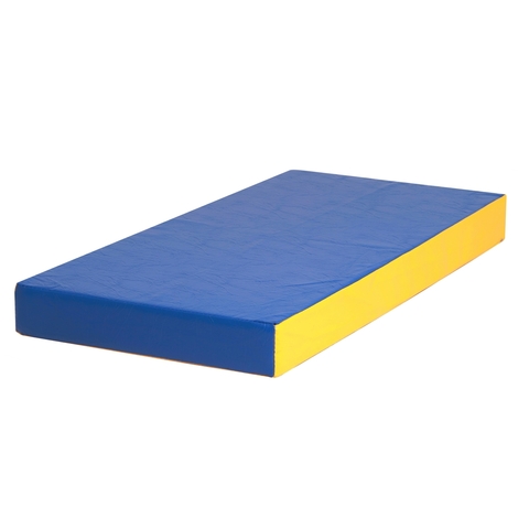 Спортивный мат 100 х 50 х 10 см, сине/желтый