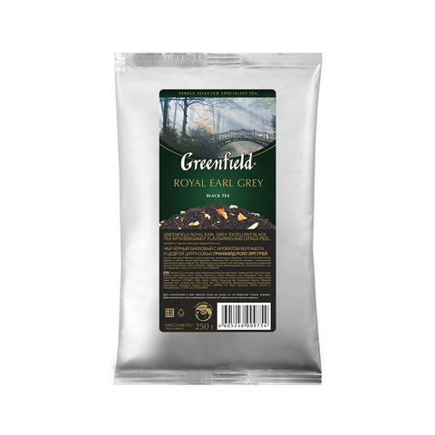 купить Чай черный листовой Greenfield Royal Earl Grey, 250 г (Гринфилд)