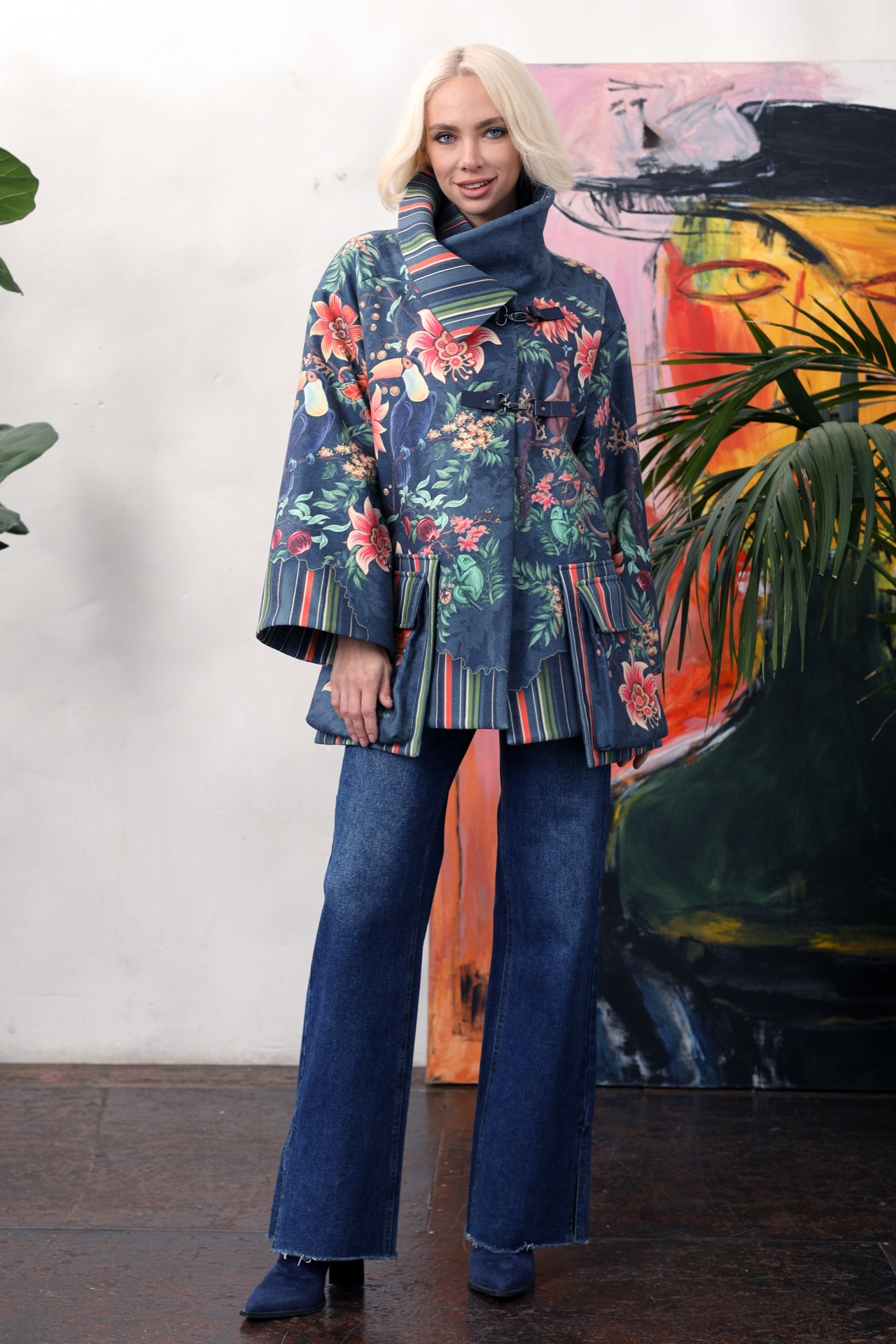 Half coat Mojito drape Jungles buy in online shop price order online