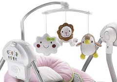 Электрокачели с адаптером Nuovita Migliore, цвет - Rosa Verde / Зеленая Роза (BY020_513)