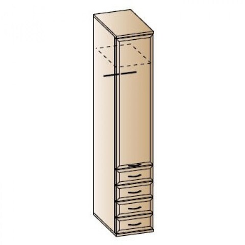 ШК-1024. Карина Шкаф для одежды и белья