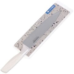 Нож кухонный Daniks, Латте, шеф-нож, нерж сталь, 20 см, рук пласт, YW-A383-CH