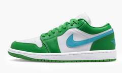 Air Jordan 1 Low WMNS "Lucky Green Aquatone"