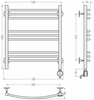 Сунержа 00510-6050 ЭПС СТИЛЬЕ "Формат 10 ТП" 600х500 (3+3+3) Г16 (Без покрытия)