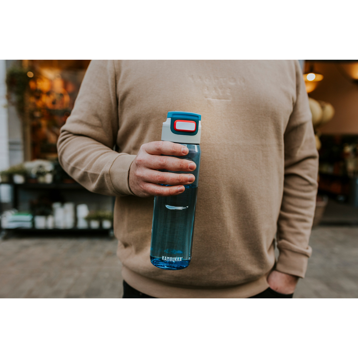 Бутылка для воды Kambukka Elton (1 л), Серо-голубой, арт. 11-03030 - фото 7