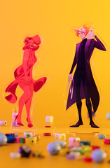 Акриловые фигурки BUBBLE: Разумовский и Полимать