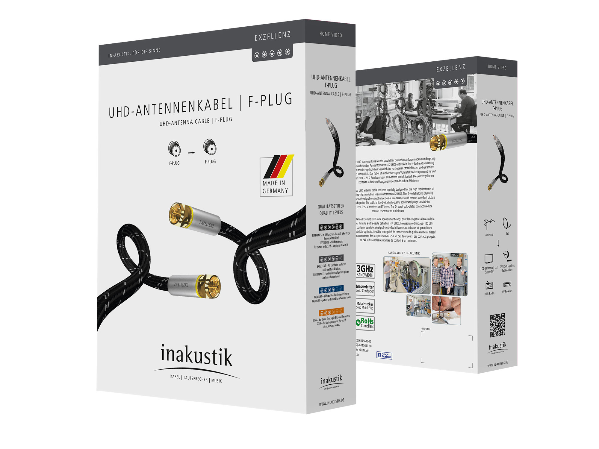 Inakustik Exzellenz UHD Antenna 3 GHz\120 dB, F-Plug