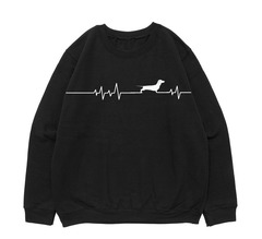 Свитшот "Такса - сердечный ритм"