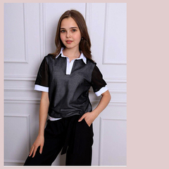 Поло девочке (8-13) 250722-F1331