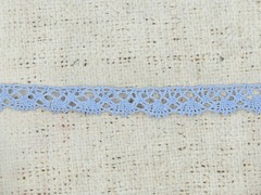 Тесьма вязаная С3749Г14 рис. 1501016, ш. 1,5 см, голубой