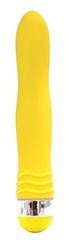 Желтый эргономичный вибратор Sexy Friend - 17,5 см. - 