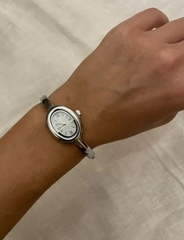 Часы CARTIER baignoire oвальные цвет белое золото