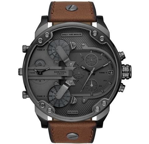 Наручные часы DIESEL DZ7413 Daddy 2.0, коричневый