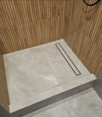 Работы по формированию швов эпоксидной затиркой в душевых