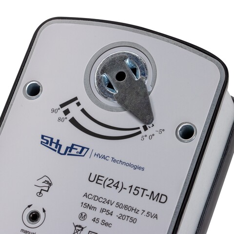 Электропривод Shuft UE(24)-15T-MD с моментом вращения 15 Нм реверсивный