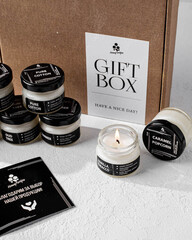 Подарочный набор ароматических свечей