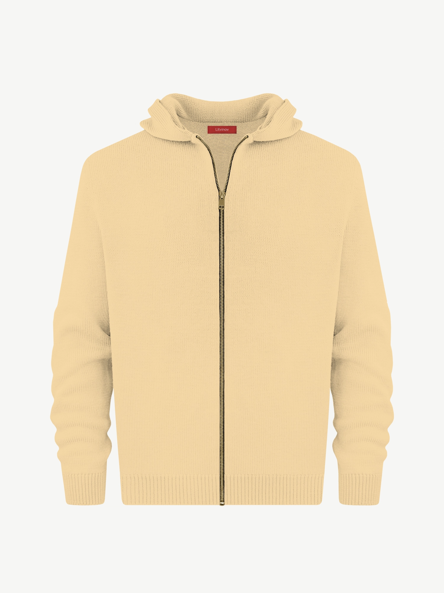 Толстовка на замке из экохлопка