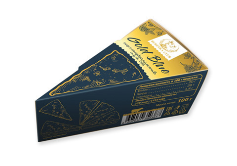Сыр Gold Blue с голубой плесенью, 100г