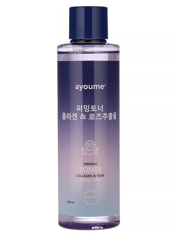 Тонер для лица укрепляющий с коллагеном и розой AYOUME