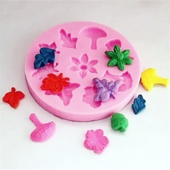 Силиконовый молд Лист ассорти