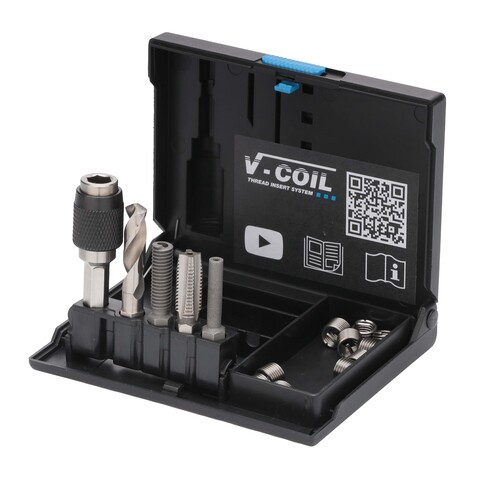 Набор для восстановления резьбы М 5,0х0,8 15пр V-Coil Rapid Volkel 04309