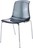 Стул прозрачный серый Allegra