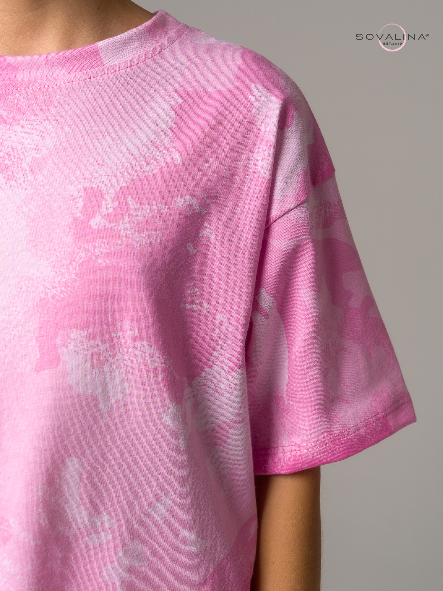 Костюм Лето MAX тайдай розовый