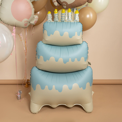 Сет гелиевых шариков Медведи с тортиком