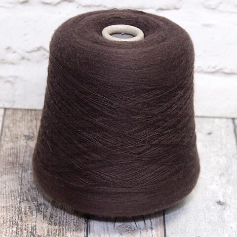 Кашемир гребенной Loro Piana SUPER CASH 2/52 темно-коричневый