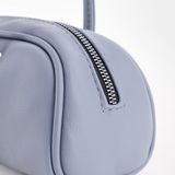 Сумка Саломея 2038 гладкий серо-голубой