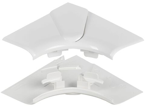 DLP Угол внутренний изменяемый 80х50мм белый IEK