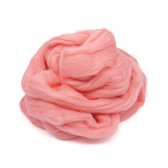 Шерсть для валяния "ТРО", тонкая мериносовая шерсть 100г, камелия