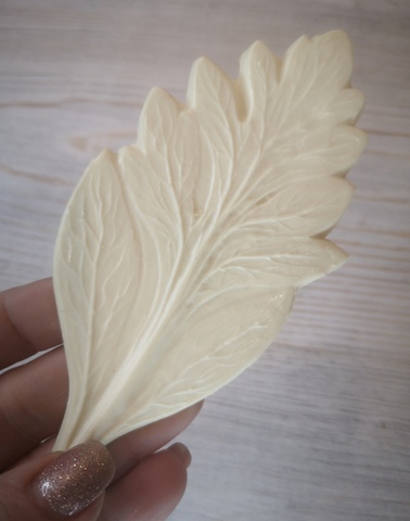 Молд пластиковый Б-20 лепестки универсальные+молд листика ромашки, хризантемы МК Марго