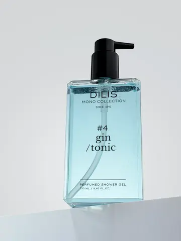 Dilis Collection MONO Парфюмированный гель для душа  #4 GIN - TONIC  250мл