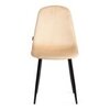 Стул Бриз/BREEZE (mod. 4724) металл черный /велюр песочный