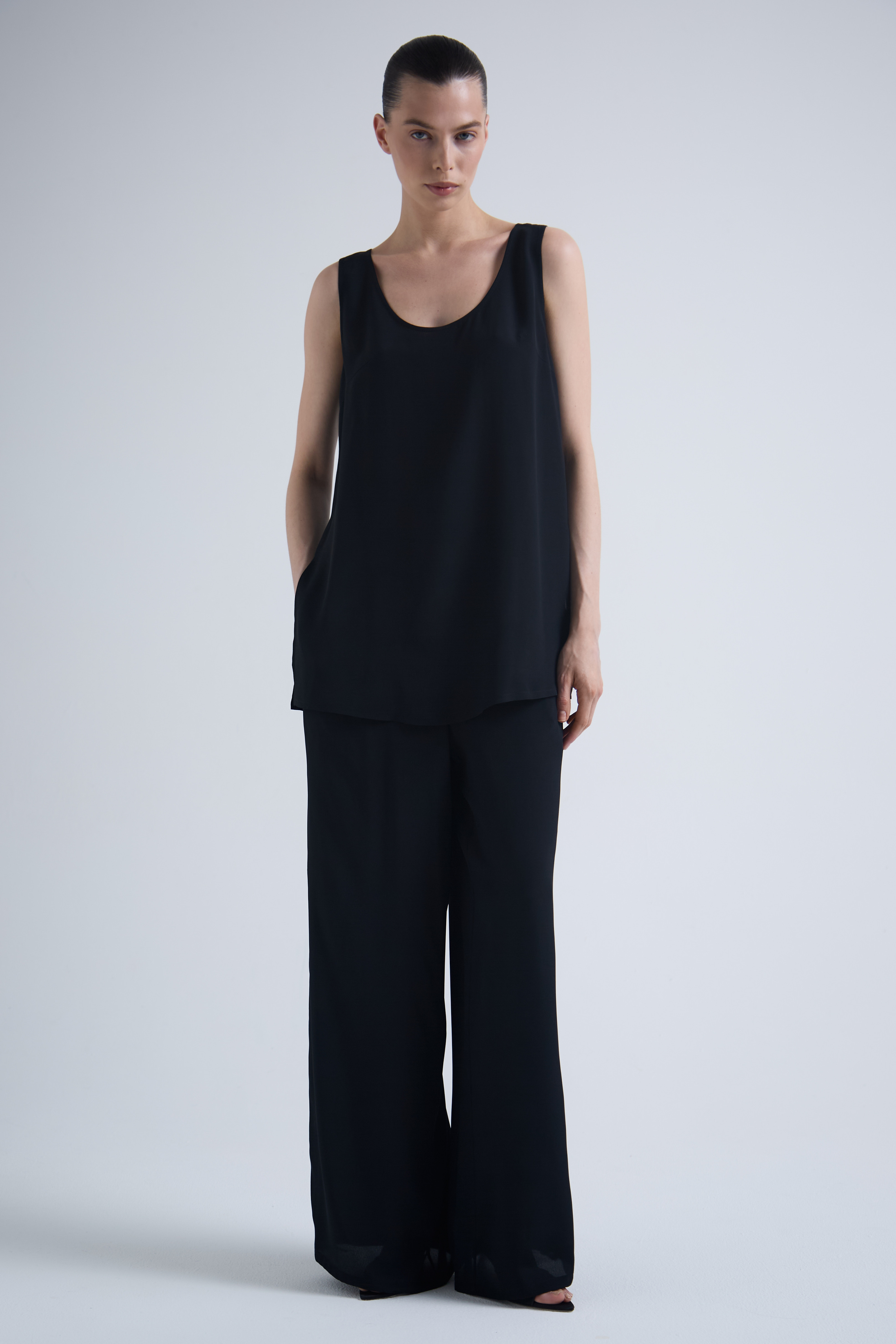 Топ Light из шелка и ацетата