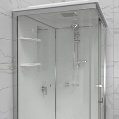 Душевая кабина Triton Рич-Хром правая А 120*90