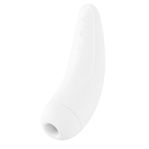 Белый вакуум-волновой стимулятор Satisfyer Curvy 2+ - Satisfyer 4001876