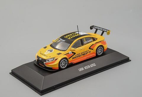 Lada Vesta WTCC No.2 G.Tarquini 1:43 DeAgostini Auto Legends New Era #17