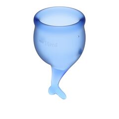 Набор синих менструальных чаш Feel secure Menstrual Cup - 