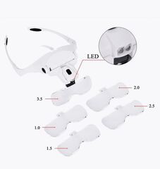 Лупа налобная с подсветкой MG9892B2