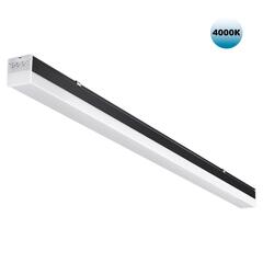 359113 OVER NT23 000 черный Светильник линейный, в комплекте прямой соединитель, крепёжные планки, сетевой кабель 2м IP20 LED 50W 4000K 100-265V BITS