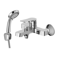 DR23036 Смеситель одноручный для ванны с коротким изливом, хром