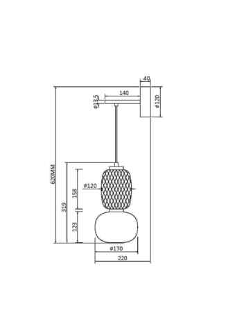 Настенный светодиодный светильник Maytoni Pattern MOD267WL-L18G3K