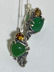 Алла (серьги из серебра)