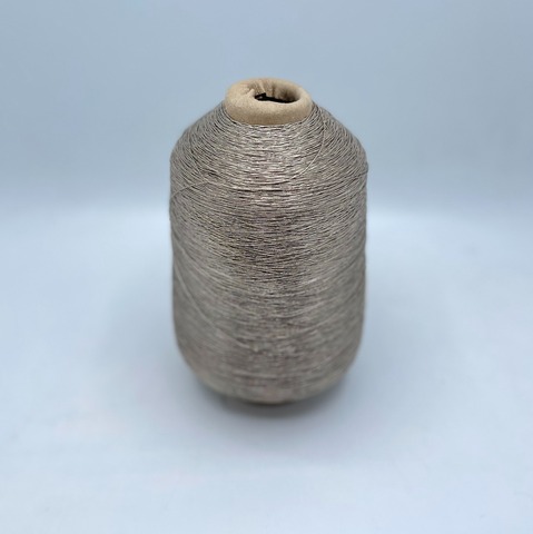 Kyototex (пр.Япония),art-Abigail-Pedy 450м / 100 гр. 14% Металлик (Люрекс). 73%Вискоза. 13% Японская бумага , цвет-Античное золото(12) , арт.28269