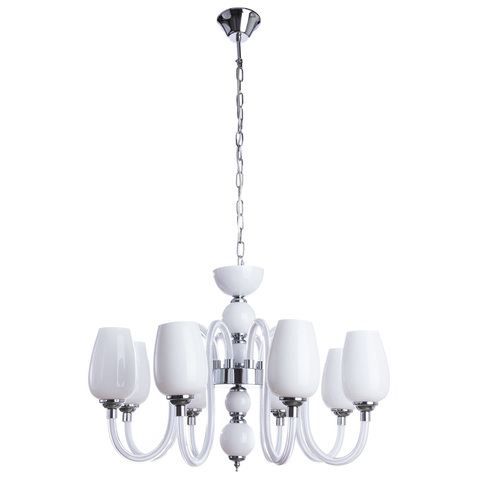 Люстра Arte Lamp Lavinia A1404LM-8WH
