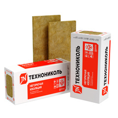 Утеплитель Плиты минераловатные Техновент Стандарт 1200х600х50 (4,32 м2), (0,216 м3), 6 плит, плотность 72-88 кг/1 м³